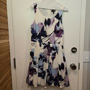 The Limited Cotton Floral Sleeveless Dress